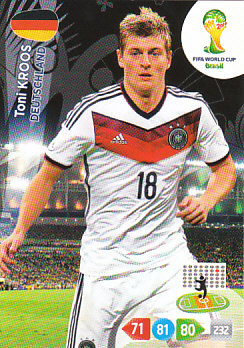 Toni Kroos Germany Panini 2014 World Cup #111